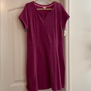 NWT comfy Talbots t-shirt dress